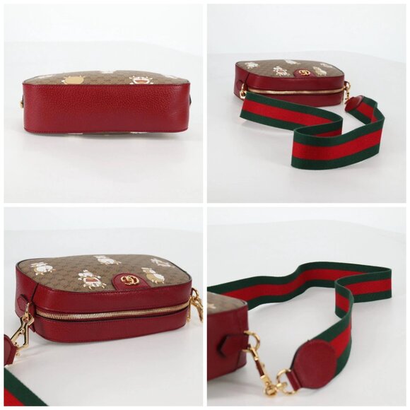 GUCCI Micro GG Supreme Doraemon Collaboration Bag PVC Beige 574886 Auth 137235M - Picture 15 of 16